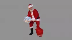 Santa with a Gift