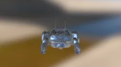 sci-fi abandoned drone