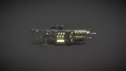 Sci--fi asault rifle