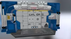 Sci-Fi Door from Substance Tutorial