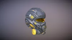 Sci-fi helmet