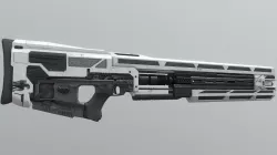 Sci-fi rifle gun