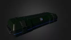 Sci-fi weapon crate
