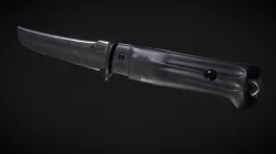 Sensei D2 Satin Tactical Fixed Knife Blade (WIP)