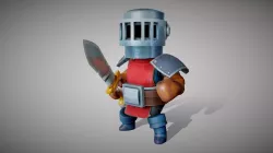 Shadow Catcher Demo: The Cartoon Knight