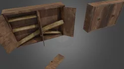 Shattered furniture