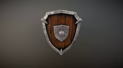 Shield low poly