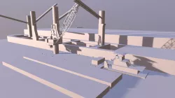 Ship And Barge Layout