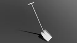 Shovel -- baked low-poly 1/3