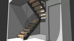 Shutters - Spindle Staircase