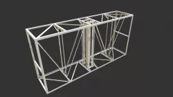 Sign Cab Frame Single Pole1