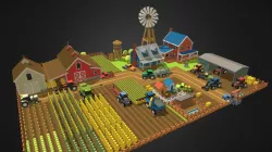 Simple Farm - Cartoon assets