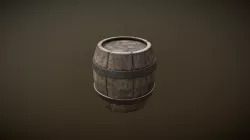 Simple Stylized Barrel