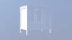 Single Bathroom Vanity Set