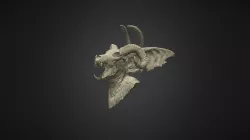 Skull demon bust 'Karma the Demon'