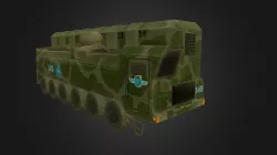Skylines armed forces missile truck