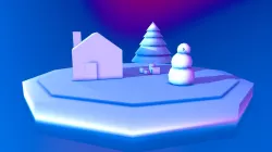 Snowtime (primitive modeling exercise)