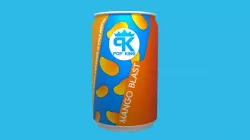 Soda Can - Pop King Mango Blast Soda
