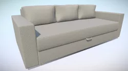 Sofa-Bed IKEA Friheten Low-poly