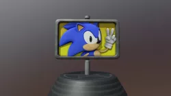 Sonic Generations - Goalpost Statue