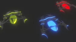 Space fighter | Spaceship | Sci-fi spacecraft