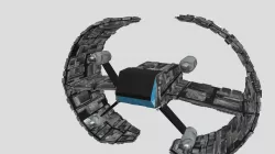 Spaceship low poly