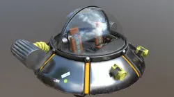 Spaceship Rick and Morty