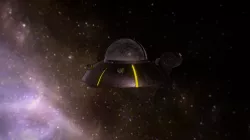 Spaceship Rick and Morty
