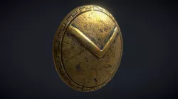 Spartan shield Cycles PBR test