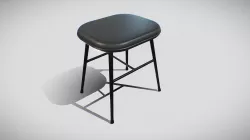 Spine Metal Base Stool-Model 1938 v-01