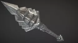 STAFF ANCIENT ARTIFACT WEAPON - LOW POLY