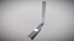 Stamped Steel Hinger (2) High-Poly and Animated