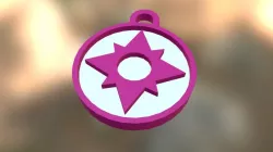 Star Sapphire Violet Lantern Pendant