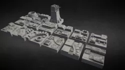 Star Wars: Death Star Surface Parts