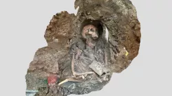 Stoned burial, SK 4, St Lawrence Church, Jersey