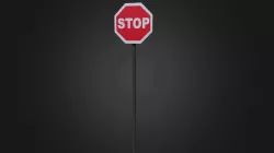 Stop Sign - Galactic Delivery