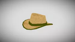 Straw hat for Roblox game.