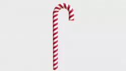 Striped candy cane