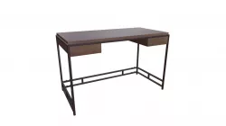 Studio Desk Espresso & Metal - 100630