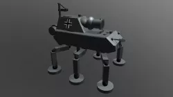 Sturmpanzer Maus Tank Walker Mech