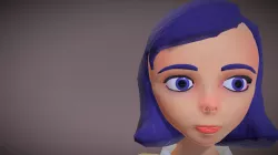 Stylized Cartoony Lady