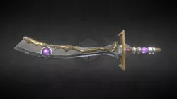 Stylized Fantasy Sword - Commission