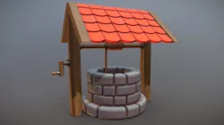 Stylized Medieval Well