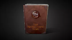 Stylized "Neverding Ending Story" Book