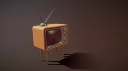 Stylized Retro Television