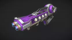 Stylized sci fi weapon