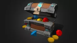 Stylized treasure chest
