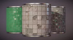 Substance Designer - Broken Tiles
