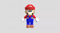 super mario 64 mario model