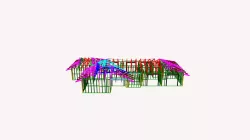 T9264 Truss Layout 3D